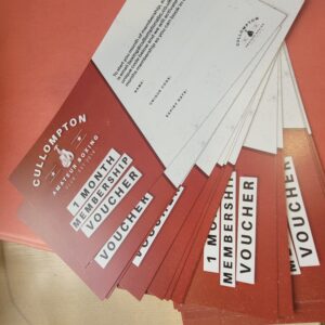1 month membership Vouchers